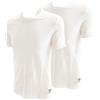 adidas - T-Shirt Girocollo Uomo - Comfort Core - Cotone - 2 Pezzi (Bianco M)