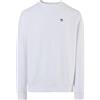 NORTH SAILS Felpa Uomo in Cotone Organico con Patch Logo