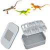 Esforzarse Scatola per Allevamento di Rettili, Scatola per incubazione Serpente 12 Griglie, Scatola da Cova per Rettili, Contenitore Portatile per Animali Domestici,Incubatrice per Uova di Rettili