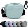 AOKLANT Borsa Porta Snack in Silicone per Cani con clicker | Chiusura magnetica, capacità 1,6 tazze, silicone alimentare, facile da pulire, cintura regolabile