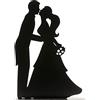 Dekora - Decorazioni Matrimonio | Topper Torta Matrimonio - Figura Sposa e Sposo Baciandosi