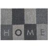 andiamo Zerbino in Cocco Stampato - Ideale Come zerbino per Esterni o in Cocco - Zerbino Esterno Facile da Pulire con Retro Antiscivolo, 40 x 60 cm, Grigio casa