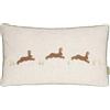furn. Wylder Ramble Hares Copricuscino - Rustico Campagna Velluto Trapuntato Fodera Decorativa (Saggio - 30X50cm)