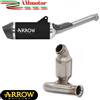 Arrow Husqvarna Norden 901 2024 Terminale Per Moto Race-Tech Nero Con Raccordo