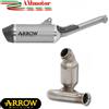 Arrow Husqvarna Norden 901 2024 Terminale Moto Race-Tech Titanio Con Raccordo
