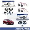 ALPINE SXE1750S+SXE1325S Casse Altoparlanti Ant + Post per PEUGEOT 206