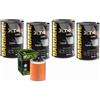 Bardahl/Hiflo Kit Tagliando Olio Bardahl XT4S 10W40 Per Aprilia RST 1000 Futura 2001>2006