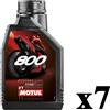 Motul 800 2T Road Racing Factory Line 100% Sintetico Ester Care 7 Litri Olio