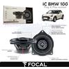 BMW Casse Altoparlanti Coassiali Ant FOCAL plug e play IC BMW 100 per MINI R54 R55