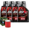 Motul Kit Tagliando Olio Motul 300V2 10W50 + Filtro Per Moto Morini 1200 Corsaro�2006>
