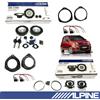ALPINE SXE1750S + SXE1025S Casse Altoparlanti Ant + Post per Fiat Panda 312_319