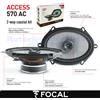 FOCAL ACCESS 570 AC Casse altoparlanti Sistema Coassiale 13,5x18 120w 60Wrms
