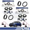ALPINE SXE1750S + SXE1750S Casse Altoparlanti Ant + Post per Volkswagen T-Roc