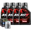 Motul Tagliando Olio Motul 300V 10W40 Harley Davidson XL1200 Sportster Nightster�08>12