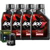 Motul Kit Tagliando Olio Motul 300V 5W40 Per Arctic Cat 550 Prowler XT 4x4 2010>2013