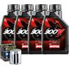 Motul Tagliando Olio Motul 300V 5W40 Per Harley Davidson Electra Glide Ultra�17>20