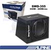 Alpine SWD-355 Subwoofer Amplificato Bass Reflex in cassa da 32 cm (15'') 650W
