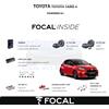 FOCAL INSIDE POWERED 6.1 impianto completo Plug & Play per TOYOTA YARIS IV