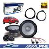 ALPINE Casse Alpine S2-S65C Altoparlanti ant 2 vie 165mm 240W per OPEL CORSA E 14 2019