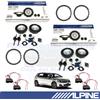 ALPINE SXE1750S + SXE1750S Casse Altoparlanti Ant + Post VW GOLF 7 VII 2012 2019
