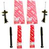 MASTER-SPORT Kit Completo 4 Ammortizzatori per Fiat Panda 169 Dal 2003> 1.200 51kw