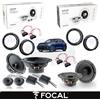 Focal Casse Altoparlanti Anteriori +Post FOCAL AUDITOR ASE165 + ACX165 per VW T-Roc