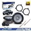 ALPINE Casse Alpine S2-S65C Altoparlanti anterior 2vie 165mm 240W per NISSAN NAVARA D40