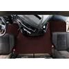 F-Core SET TAPPETI COPRICOFANO ECOPELLE LISCIA MARRONE PER IVECO S-WAY SWAY dal 2019