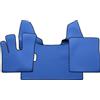 F-Core Tappeti copricofano ecopelle liscia Blu DAF XF105 XF106 Manuale no webasto