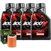 Motul Kit Tagliando Olio Motul 300V 5W40 Filtro Per Aprilia RST 1000 Futura�2001>2006