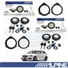 ALPINE SXE1750S + SXE1750S Casse Altoparlanti Ant + Post per AUDI A3 8P 5 PORTE
