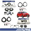 ALPINE SXE1750S+SXE1025S Casse Altoparlanti Ant+Post per Opel Corsa E 2014>2019