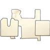 F-Core Tappeti + Copricofano Ecopelle Liscia Beige MAN TGX euro 5 Automatico 2 Cassetti