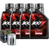Motul Tagliando Olio Motul 300V 5W40 Harley Davidson XL1200 Sportster Nightster�08>12