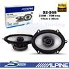 ALPINE Casse Altoparlanti Coassiali Alpine S2-S68C 6"x8" 15x20 2 Woofer 230W 75W rms