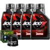 Motul Kit Tagliando Olio Motul 300V 10W40 Per Honda VF700 C Magna USA�1987