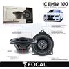 BMW Casse Altoparlanti Coassiali post FOCAL plug e play IC BMW 100 per BMW 5 E60