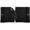 F-core Tende parasole Finestrini e Parabrezza Cotone Nere e Blu per camion 240x90