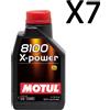Motul 7 Litri Olio Auto Motul 8100 XPower 10W60 A3B4 100% Sintetico Motori Sportivi