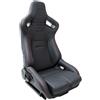 Simonini (Original OE) Simoni Racing Emerson Sedile Sportivo Reclinabile Ecopelle Nera DX