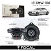 BMW Casse Altoparlanti Coassiali post FOCAL plug e play IC BMW 100 per BMW 7 F01 F02