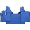 F-Core Tappeti copricofano ecopelle liscia Blu DAF XF105 XF106 Automatico no webasto