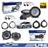ALPINE Casse Alpine S2-S65C + S2-S40 Altoparlanti ant e post 240W per FIAT PUNTO EVO