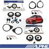 ALPINE SXE1750S + SXE1725S Casse Altoparlanti Ant+Post Fiat 500 Dal 2008> (165)