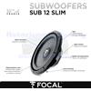 FOCAL SUB12 SLIM Subwoofer da 12" - 30cm piatto 4 ohm 560w 280Wrms