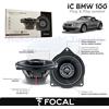 BMW Casse Altoparlanti Coassiali post FOCAL plug e play IC BMW 100 per BMW Z4 E85