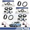 ALPINE SXE1750S+SXE1750S Casse Altoparlanti Ant+Post per VW GOLF 6 VI 2008>2012