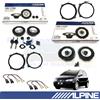 ALPINE SXE1750S+SXE1725S Casse Altoparlanti Anteriori + Posteriori per FIAT IDEA