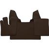 F-Core Tappeti copricofano ecopelle liscia Marron DAF XF105 XF106 Automatico no webasto