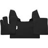 F-Core Tappeti copricofano ecopelle liscia Nera DAF XF105 XF106 Manuale no webasto